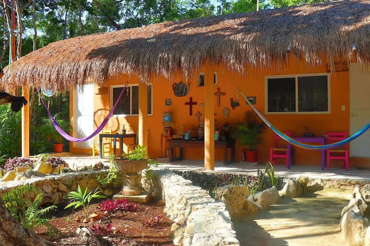 ***  Bed and Breakfast Casa Tzalam Tulum Selva México